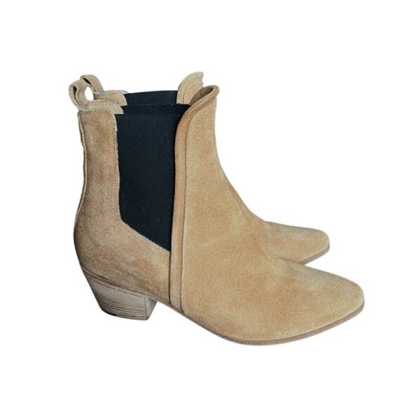 IRO Suede Chelsea Ankle Boot EU 36 Beige Suede - Picture 13 of 13